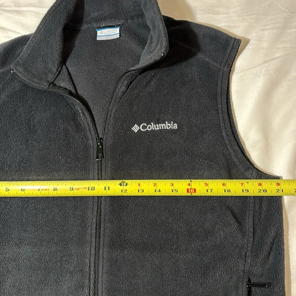 COLUMBIA - WOMEN'S BENTON SPRINGS VEST, Charcoal Heather, Size M - Picture 7 of 10